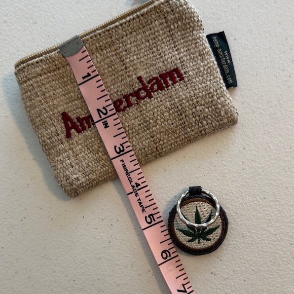 Vintage Amsterdam Hemp Pouch & Keychain – Unused - Picture 4 of 5